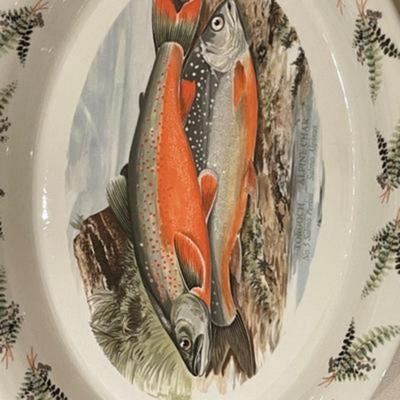 Vintage Potmeiron Compleat Angler Oval Platter