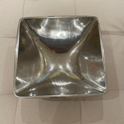 Vintage 2000 Nambe 716 Square Serving Bowl