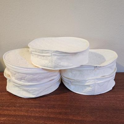 Set of 5 - 10 1/2" x 2 1/2" Dinner plate storage
