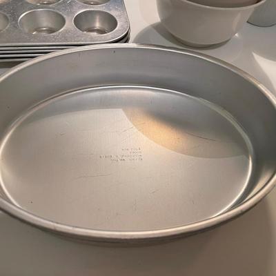 Two Vintage Wilton Oval Cake Pans - Made in Korea