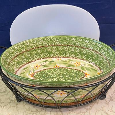 Beautiful Bowl with Carrier