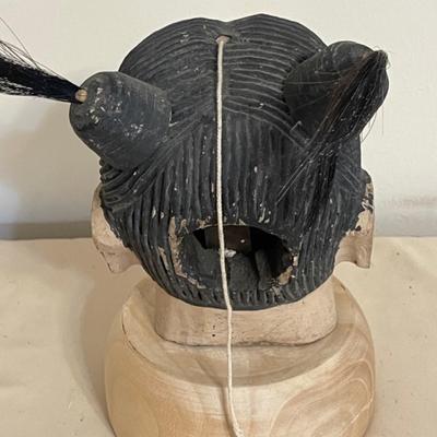 Lot 61 Antique Burmese Animated Puppet Head Articulated Tongue