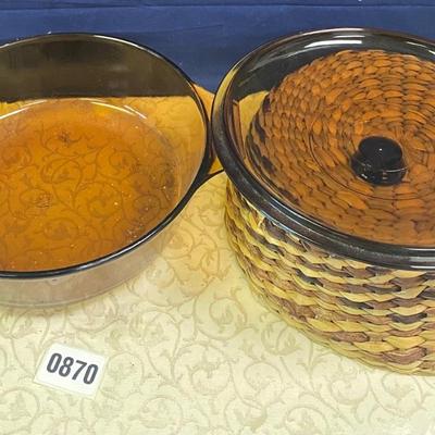 Casserole Dish with Basket