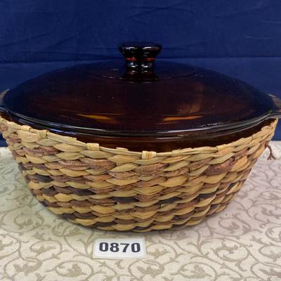Casserole Dish with Basket