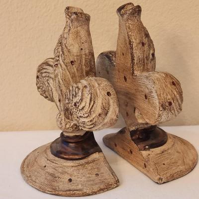 New / unused Fleur de Lis Bookends