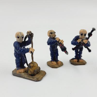 VINTAGE METAL STAR WARS CANTINA BAND MINATURES