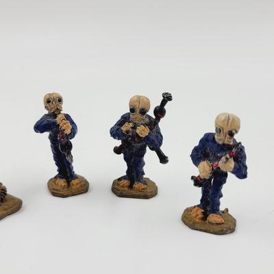 VINTAGE METAL STAR WARS CANTINA BAND MINATURES