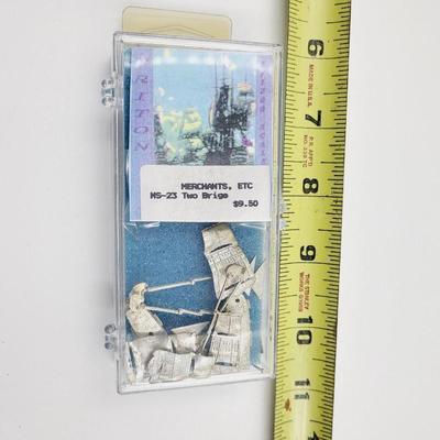 TRITON 1/1200 SCALE MERCHANTS TWO BRIGS SHIP MINATURE