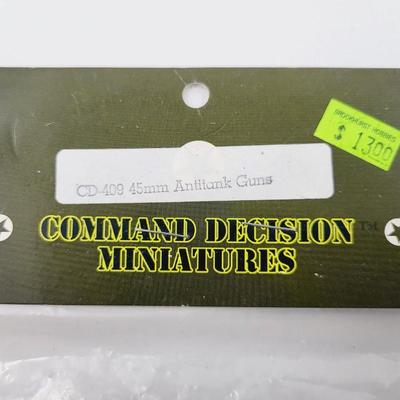 COMMAND DESIGN 45mm ANTITANK GUNS MINATURE