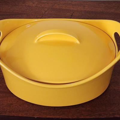 NEW / UNUSED - 5 Piece Lot: Harvest Yellow Rachael Ray Oven and Microwave Safe Cookware
