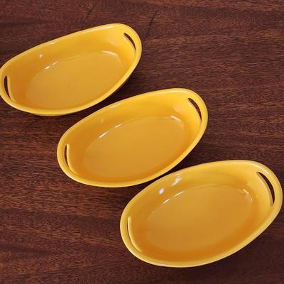 NEW / UNUSED - 5 Piece Lot: Harvest Yellow Rachael Ray Oven and Microwave Safe Cookware