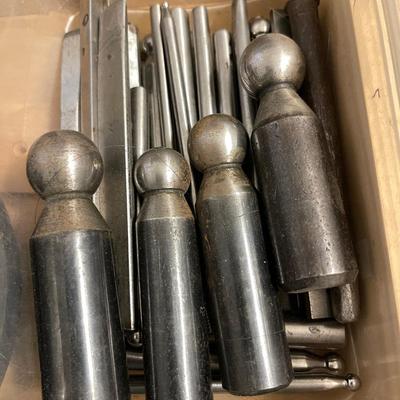 Lot 82 Metal Disc Cutters (2) Metal Block Dapping Punches