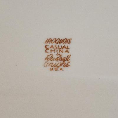 Russel Wright Iroquois Casual China MCM White Porcelain Serving Platters - Set of 2