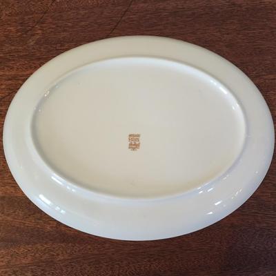 Russel Wright Iroquois Casual China MCM White Porcelain Serving Platters - Set of 2