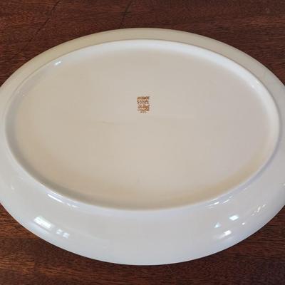 Russel Wright Iroquois Casual China MCM White Porcelain Serving Platters - Set of 2