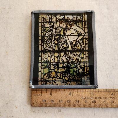 Layered Glass & Lead Gardener Picture