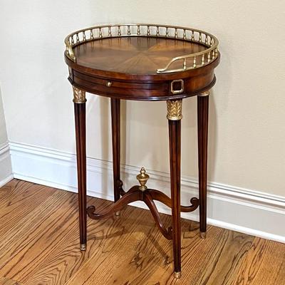 Mahogany Inlaid Occasional Table