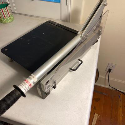 Lot 87 Industrial Guillotine Metal Cutter