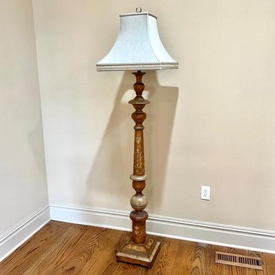 6FT Decorative Wooden Floor Lamp