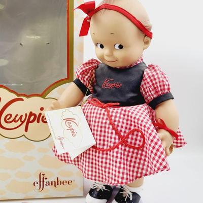 ORIGINAL KEWPIE POODLE SKIRT POSEABLE DOLL W/ ORIGINAL BOX