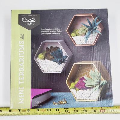 CRAFT CRUSH MINI TERRARIUMS KIT