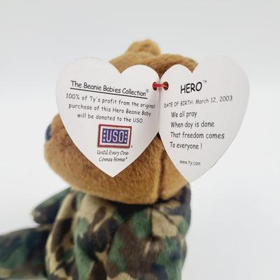 2003 BEANIE BABY "HERO" BEAR