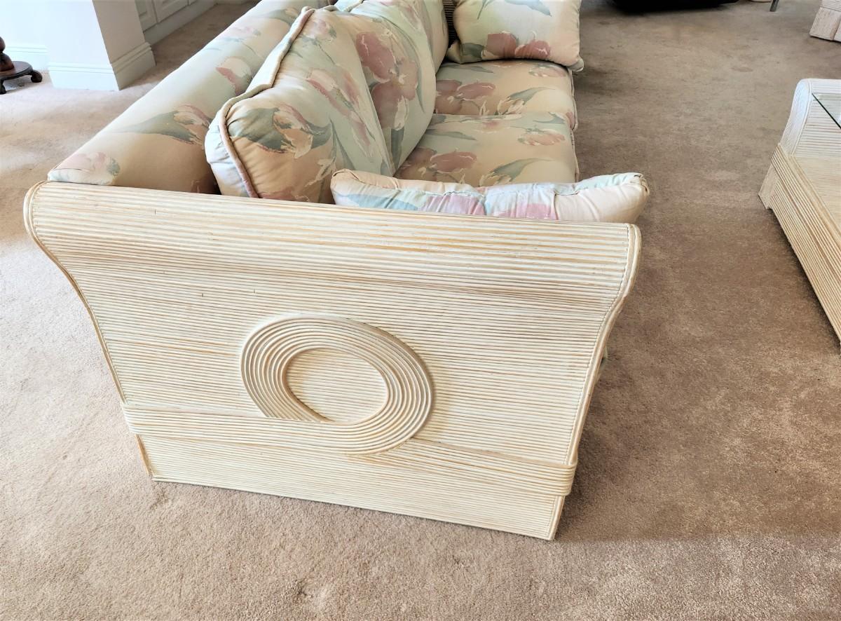 Lot 44 Vintage PROIMI Sofa beach house chic it's a sleeper