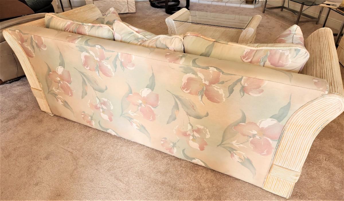 Lot 44 Vintage PROIMI Sofa beach house chic it's a sleeper