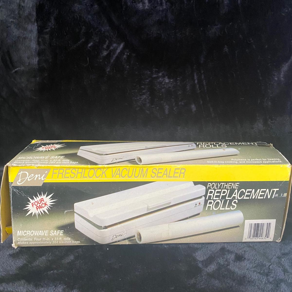 Deni Freshlock Vacuum Sealer with Eight Replace Rolls (BR1EJ