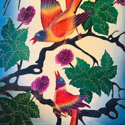 Asian Inspired Art on Fabric  (BR2-JM)