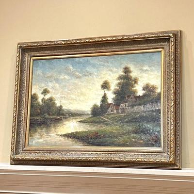 JOHN K ~ Original River Landscape Painting