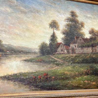 JOHN K ~ Original River Landscape Painting