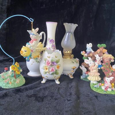 Three Matching Lefton Pieces with Easter Fun  (BR1-EJ)