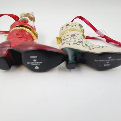 HALLMARK ORNAMENT FASHION AFOOT MICE ORNAMENT BUNDLE