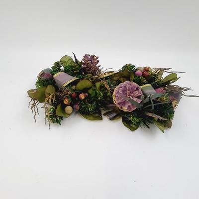 CUTE PURPLE TONED CANDLE DECOR