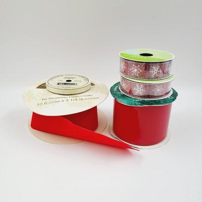 CHRISTMAS THEMED RIBBON BUNDLE