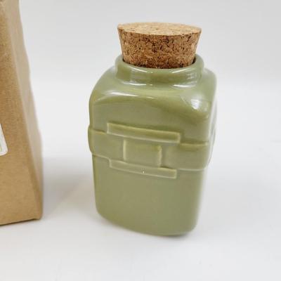 LONGABERGER SAGE WOVEN TRADITIONS SPICE JAR