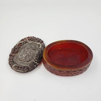 ANTIQUE PARIS SMALL TRINKET BOX