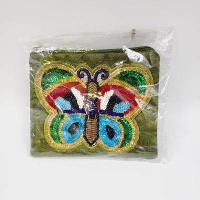 CUTE NEW INDIA SEQUINS COIN PURSE