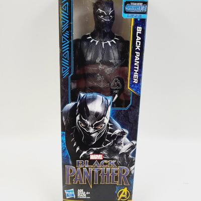2017 HASBRO TITAN HERO SERIES - BLACK PANTHER ACTION FIGURE