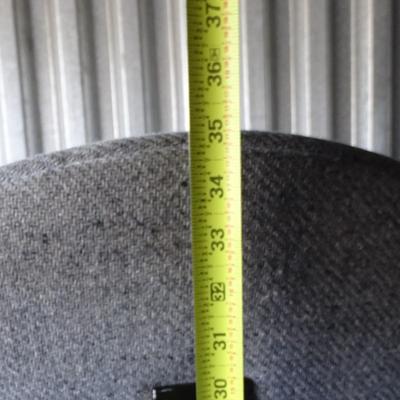 Gray fabric office chair