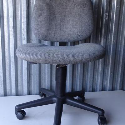 Gray fabric office chair
