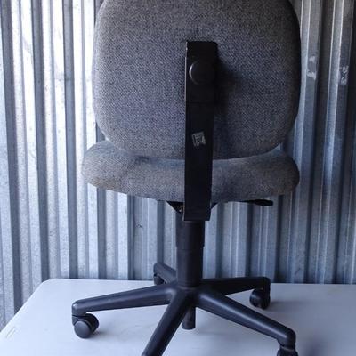 Gray fabric office chair