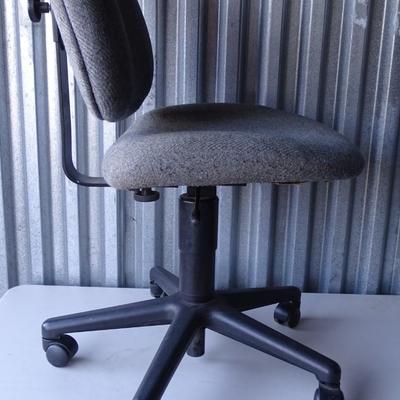 Gray fabric office chair
