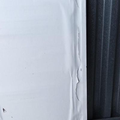 Full length mirror. General wear and tear. Backing ripped.
