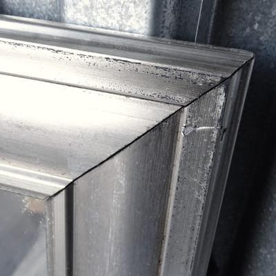 Full length mirror. General wear and tear. Backing ripped.