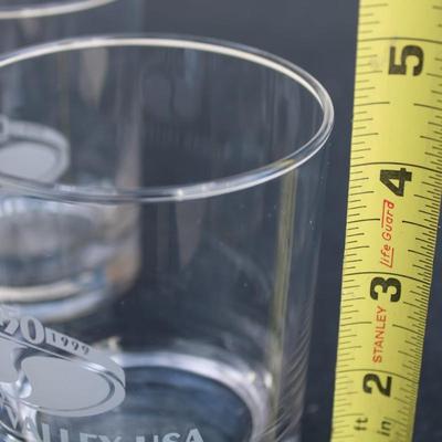 Set of 5 50th anniversary Squaw valley tumbler glasses