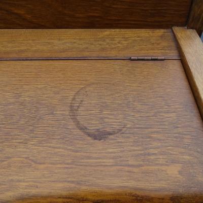 Eterna upright piano; minor wear and tear