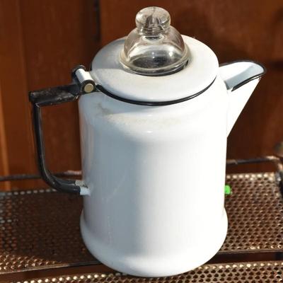Enamel Coffee Pot