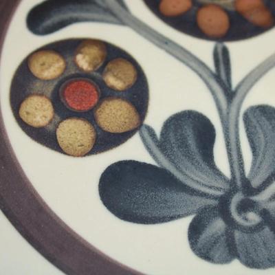 Vintage Langely England Pottery Plates, Mayflower print.  Set of 4. Excellent condition.  Watercolors Hearthside Coffee Cups and Saucer....